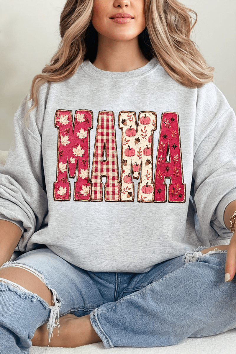 Pink Maplewood Mama Heavy Blend Crew Sweatshirt - Wholesale Accessory Market
