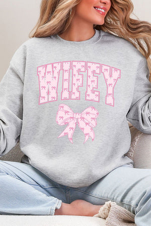 Pink Wifey Coquette Heavy Blend Crew Sweatshirt - Wholesale Accessory Market
