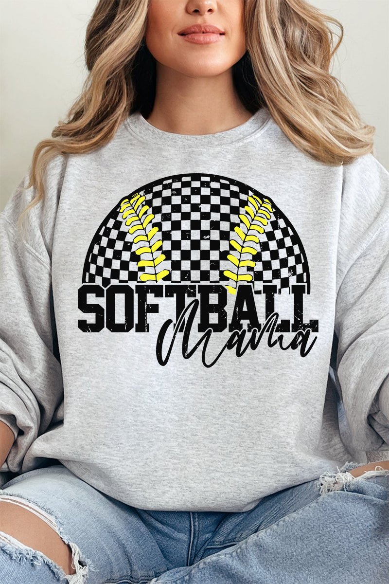 Pitch Perfect Softball Mama Heavy - weight Crew Sweatshirt - Wholesale Accessory Market