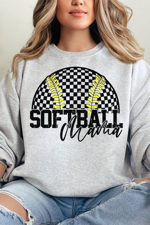 Pitch Perfect Softball Mama Heavy - weight Crew Sweatshirt - Wholesale Accessory Market
