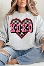 Rockabilly XOXO Heavy Blend Crew Sweatshirt - Wholesale Accessory Market