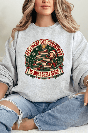 Shelf Space For Christmas Heavy Blend Crew Sweatshirt - Wholesale Accessory Market