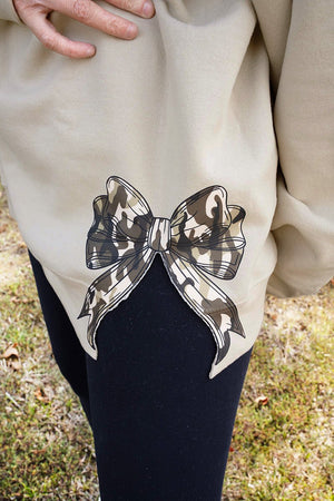 Side Bows He's Hunting Heavy - weight Crew Sweatshirt - Wholesale Accessory Market