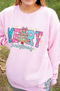 Side Bows Tree - mendously Merry & Bright Heavy Blend Crew Sweatshirt - Wholesale Accessory Market