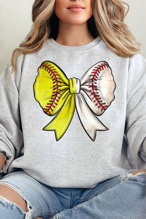 Softball & Baseball Stitches Coquette Heavy - weight Crew Sweatshirt - Wholesale Accessory Market