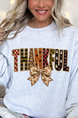 Thankful Fall Spirit Heavy Blend Crew Sweatshirt - Wholesale Accessory Market