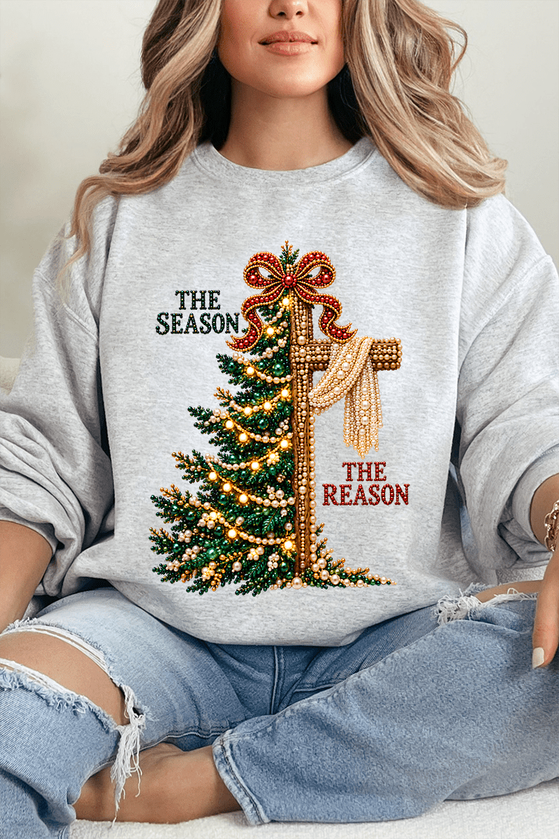 The Season The Reason Heavy Blend Crew Sweatshirt - Wholesale Accessory Market
