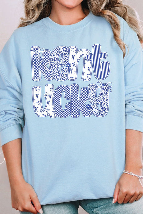 Tied In Kentucky Heavy - weight Crew Sweatshirt - Wholesale Accessory Market