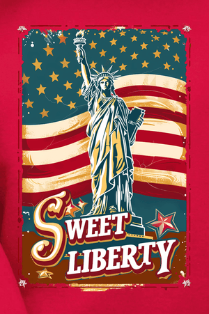 Vintage Sweet Liberty Heavy - weight Crew Sweatshirt - Wholesale Accessory Market