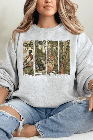 Wild Pursuit Hunting Season Heavy - weight Crew Sweatshirt - Wholesale Accessory Market