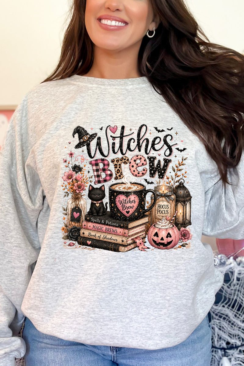 Witches Brew Spells & Potions Heavy Blend Crew Sweatshirt - Wholesale Accessory Market