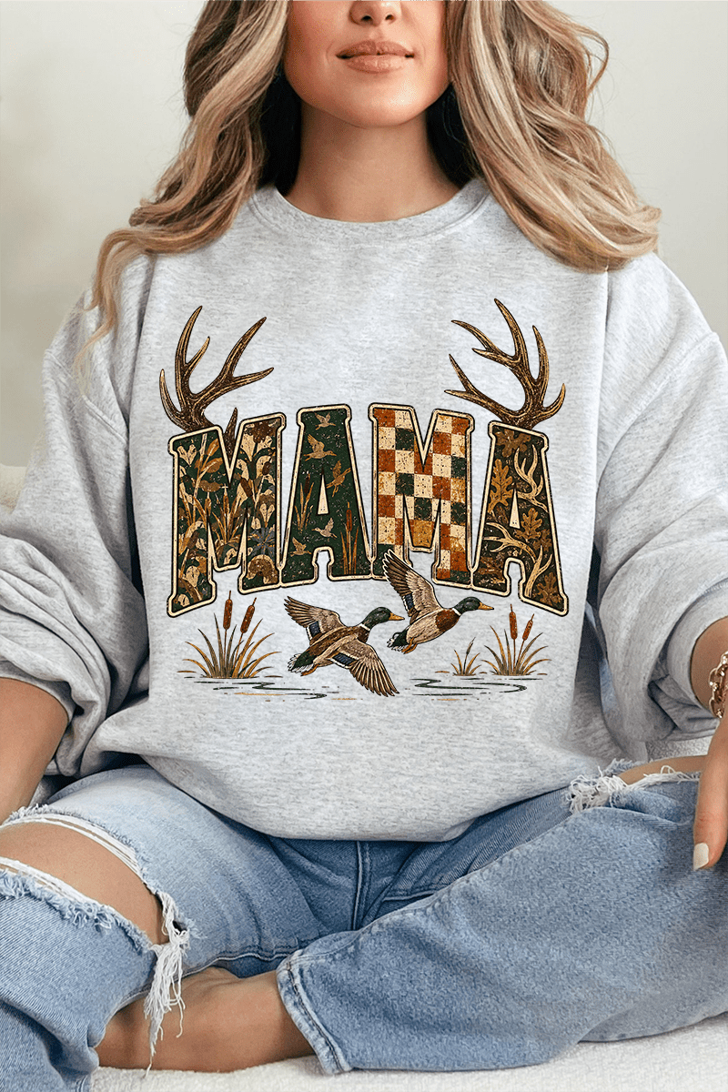 Woodland Mama Heavy Blend Crew Sweatshirt - Wholesale Accessory Market