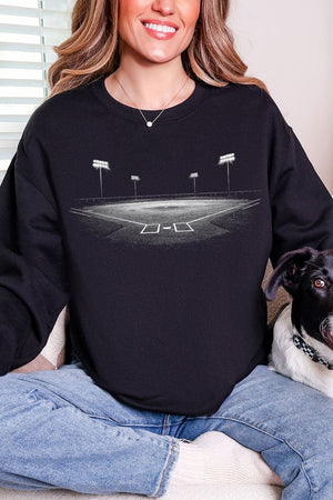 Baseball Lights Heavy Blend Crew Sweatshirt - Wholesale Accessory Market