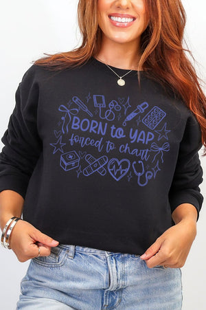 Forced To Chart Heavy Blend Crew Sweatshirt - Wholesale Accessory Market