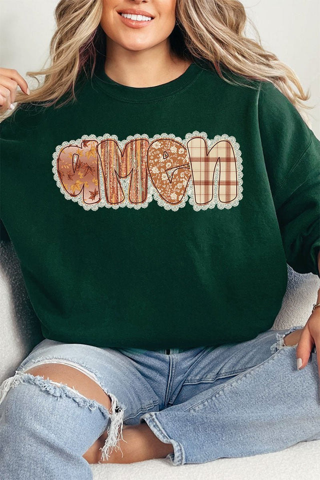 Lace Autumn Amen Heavy Blend Crew Sweatshirt - Wholesale Accessory Market