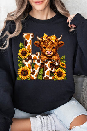 Little Highland Love Heavy Blend Crew Sweatshirt - Wholesale Accessory Market