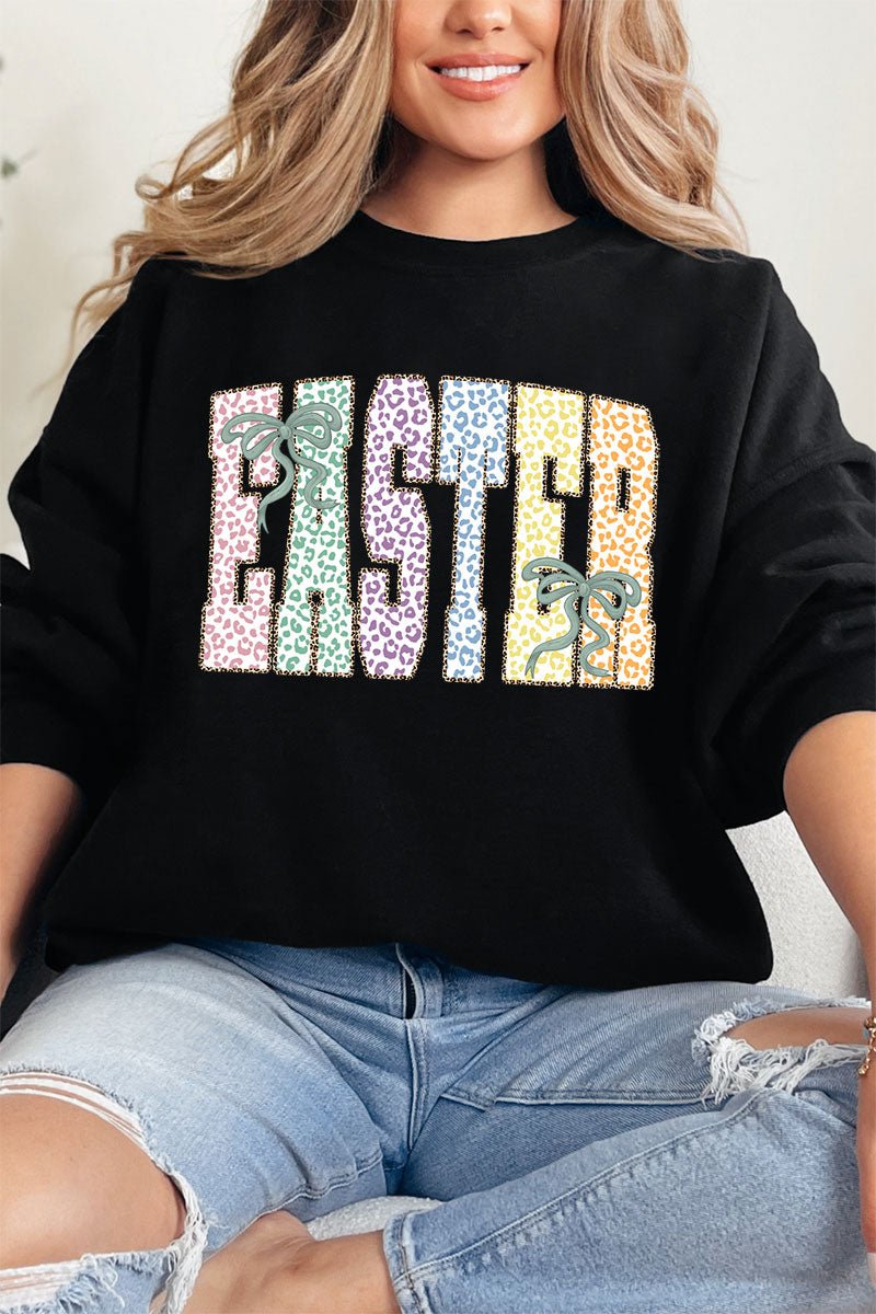 Pastel Easter Coquette Heavy Blend Crew Sweatshirt - Wholesale Accessory Market