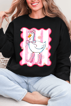 Saddle Up Silly Goose Heavy Blend Crew Sweatshirt - Wholesale Accessory Market