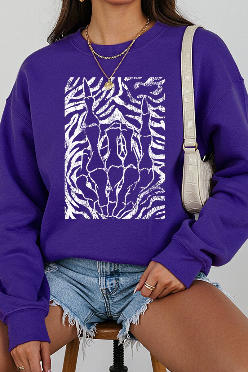 Skelly Hand Heavy Blend Crew Sweatshirt - Wholesale Accessory Market