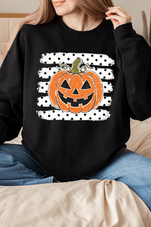 Spooky Pumpkin Pop Heavy Blend Crew Sweatshirt - Wholesale Accessory Market