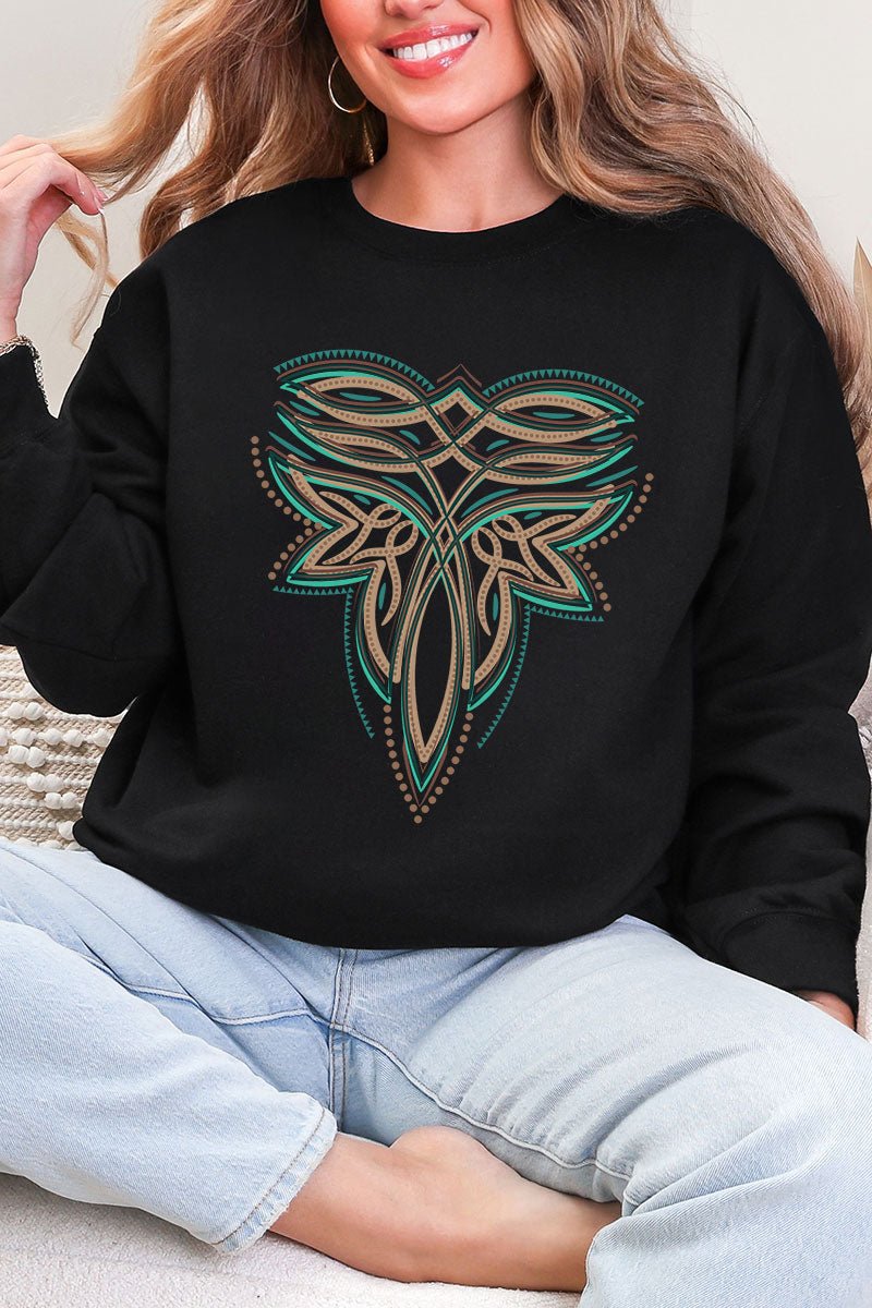 Tan Boot Stitch Heavy Blend Crew Sweatshirt - Wholesale Accessory Market