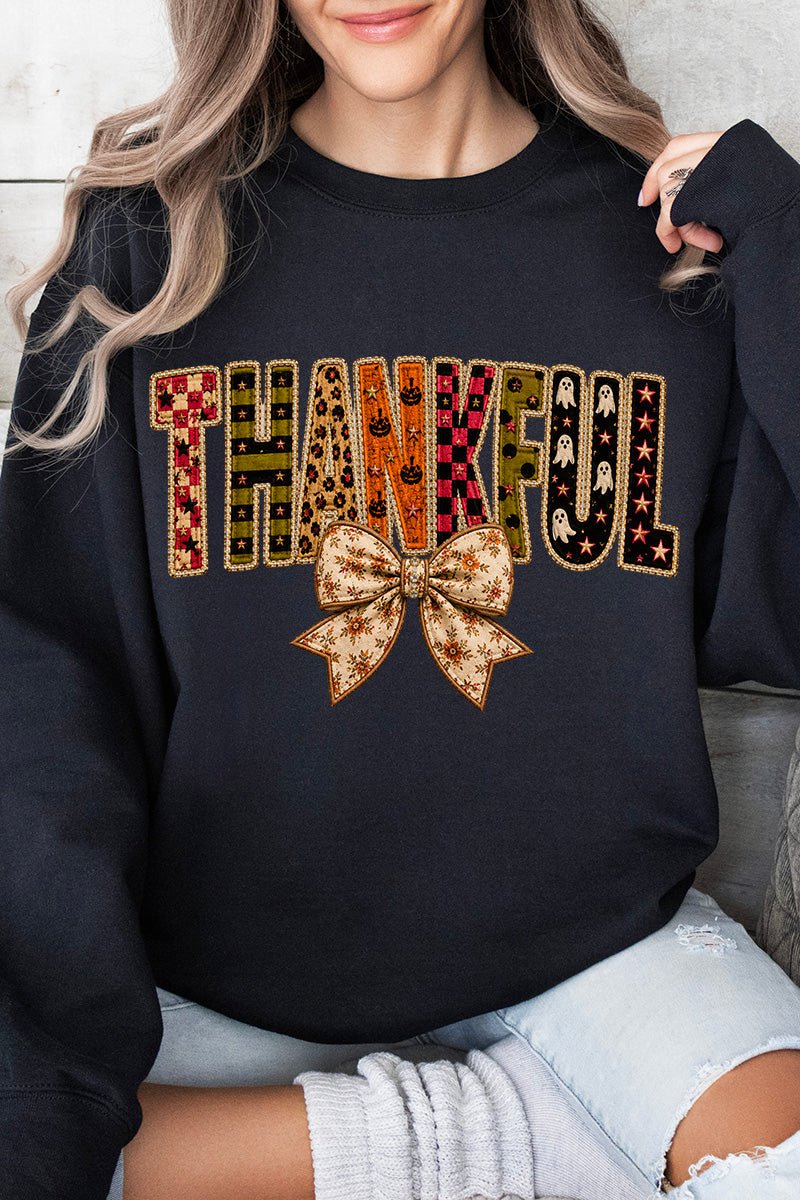 Thankful Fall Spirit Heavy Blend Crew Sweatshirt - Wholesale Accessory Market