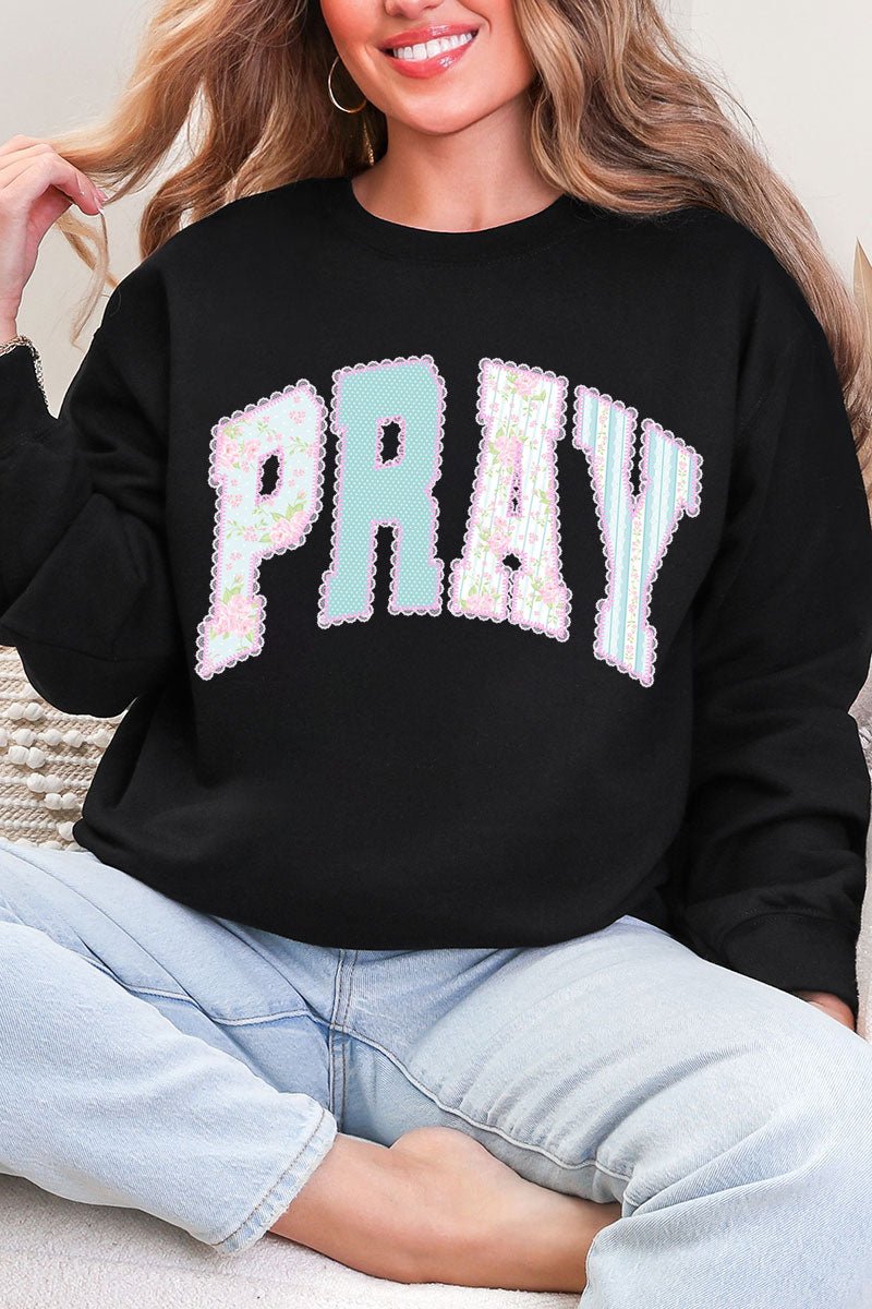 Timeless Pray Heavy Blend Crew Sweatshirt - Wholesale Accessory Market