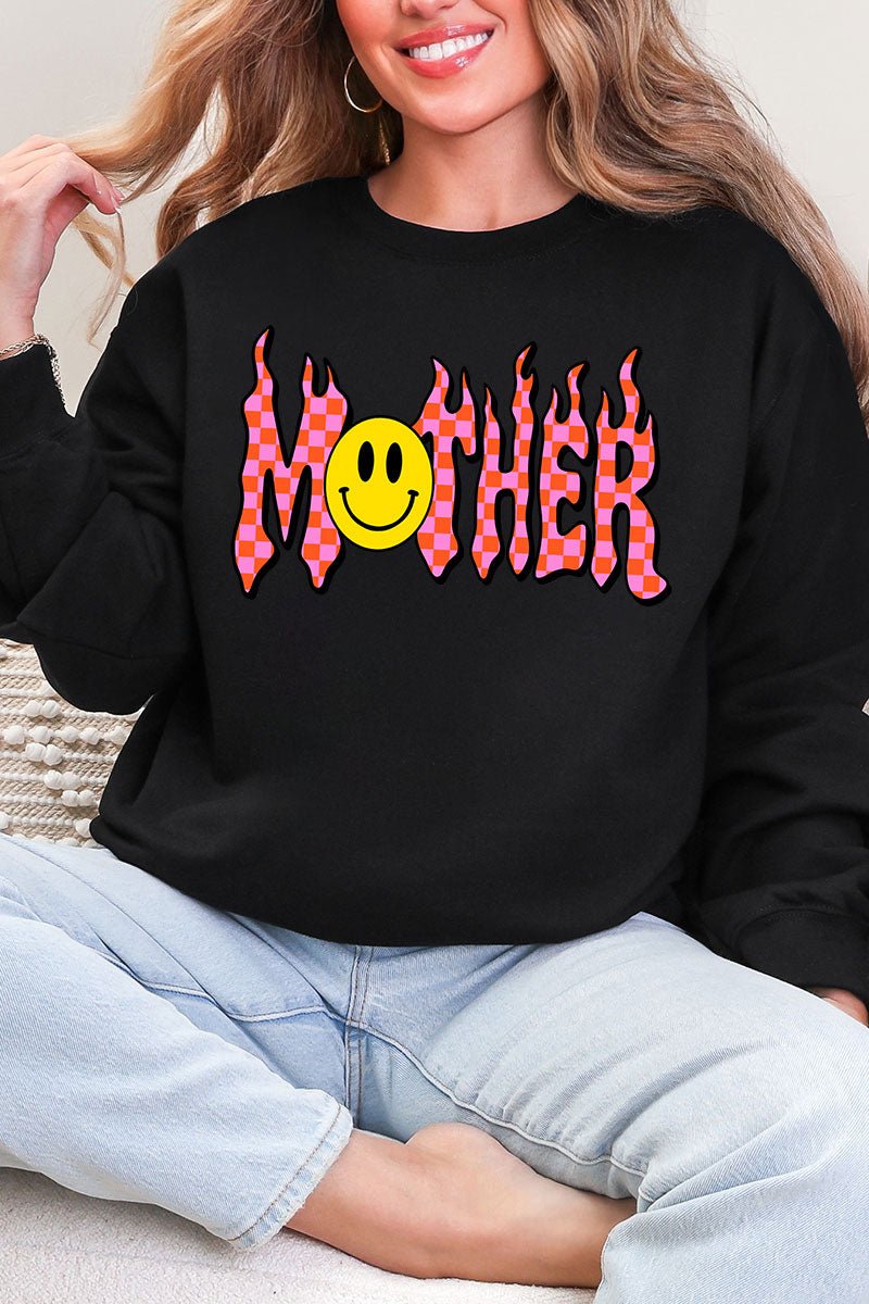 Y2K Mother Heavy - weight Crew Sweatshirt - Wholesale Accessory Market