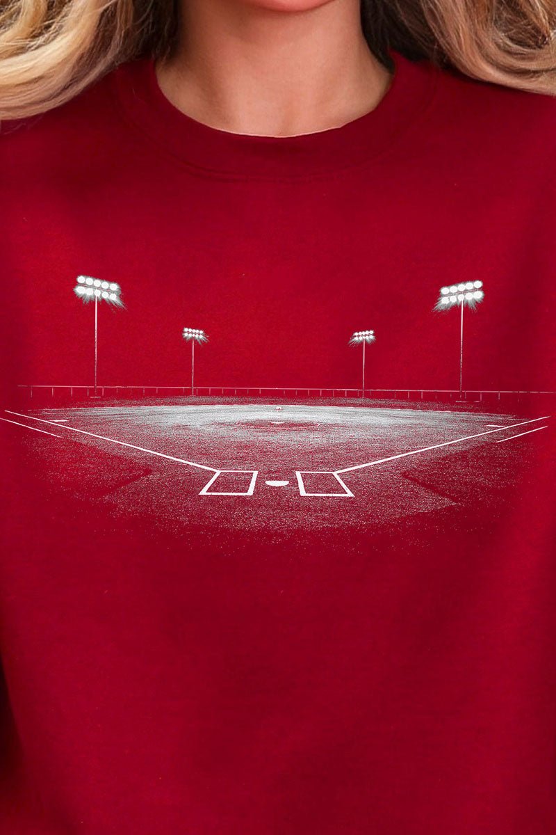 Baseball Lights Heavy Blend Crew Sweatshirt - Wholesale Accessory Market