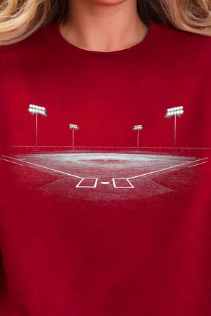 Baseball Lights Heavy Blend Crew Sweatshirt - Wholesale Accessory Market