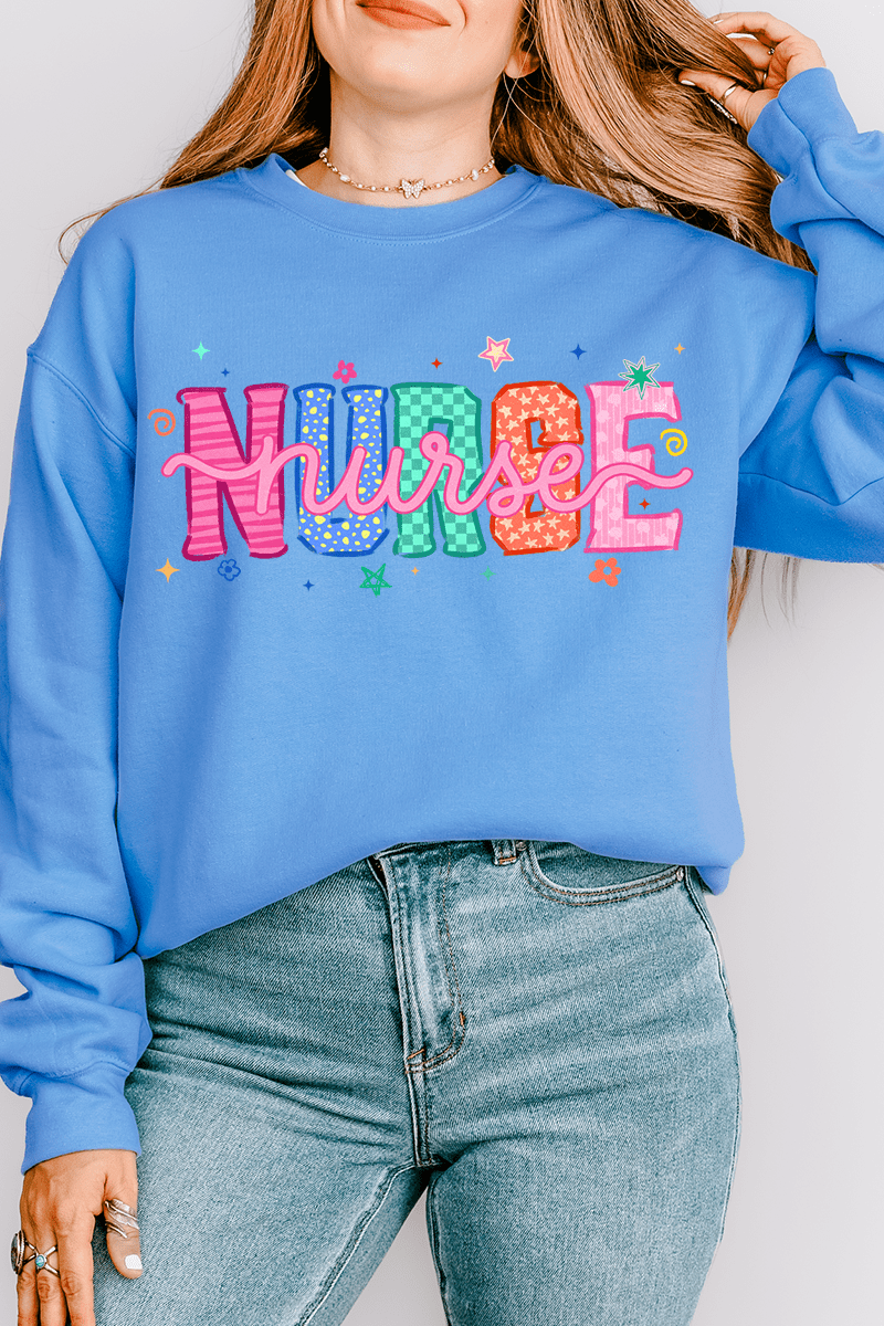Nurse Energy Heavy Blend Crew Sweatshirt - Wholesale Accessory Market