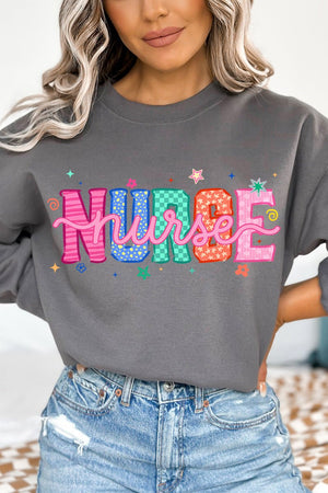 Nurse Energy Heavy Blend Crew Sweatshirt - Wholesale Accessory Market