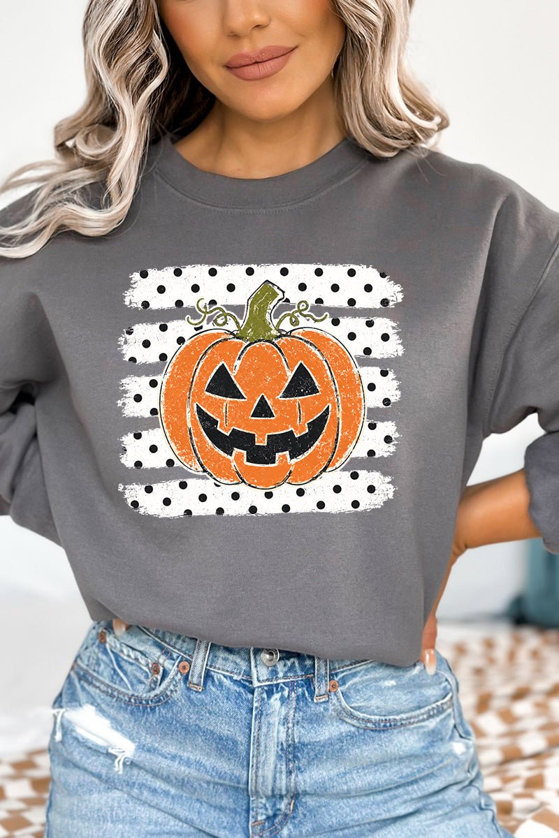 Spooky Pumpkin Pop Heavy Blend Crew Sweatshirt - Wholesale Accessory Market
