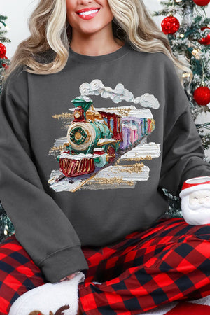 The Painted Train Heavy Blend Crew Sweatshirt - Wholesale Accessory Market