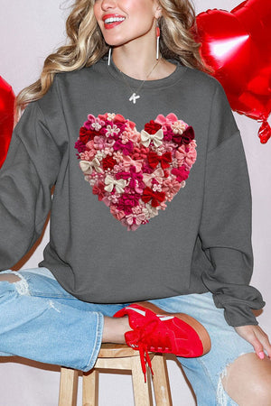 Wrapped With Love Heavy Blend Crew Sweatshirt - Wholesale Accessory Market
