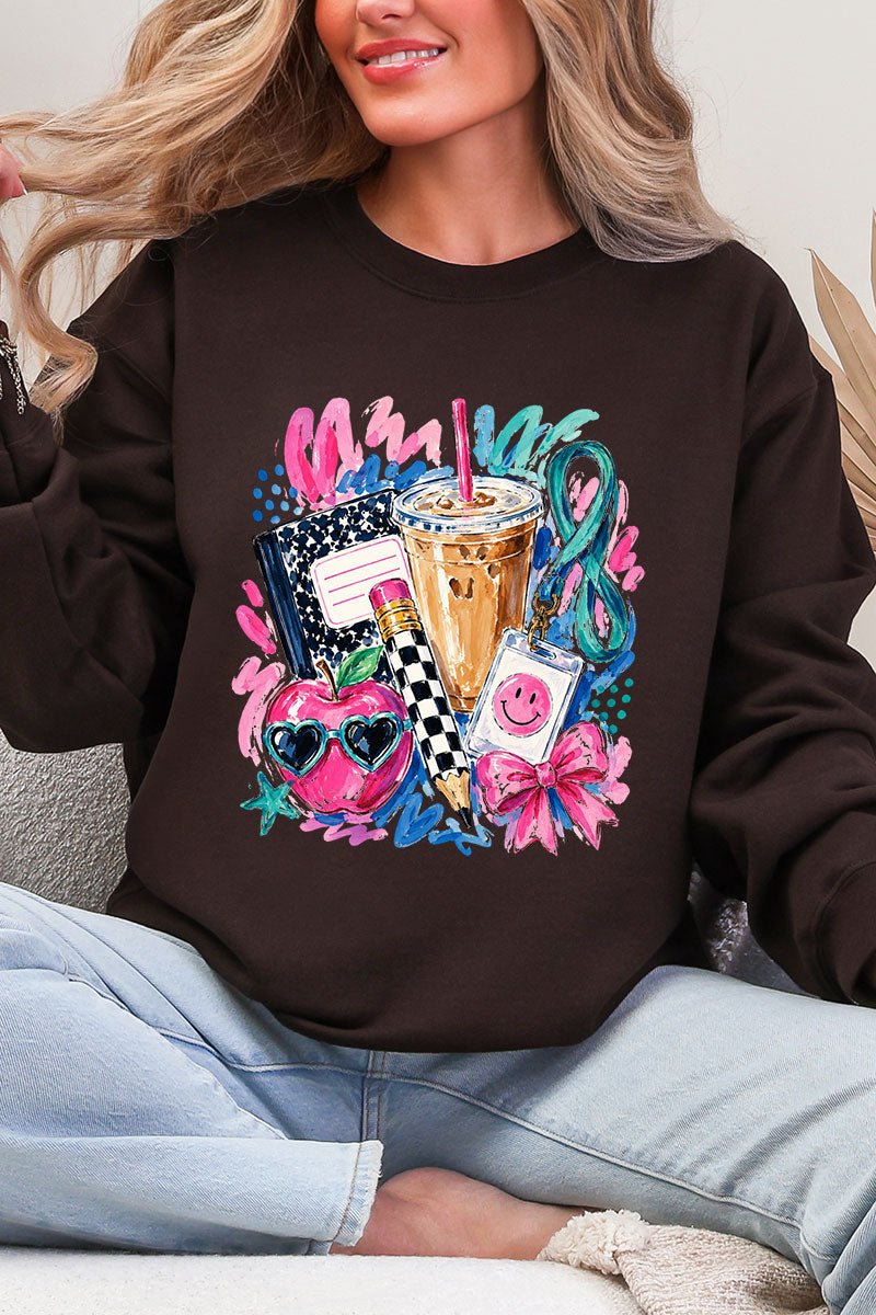 Bows, Books & Brews Heavy Blend Crew Sweatshirt - Wholesale Accessory Market