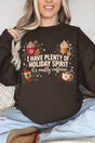 Caffeinated Holiday Spirit Heavy Blend Crew Sweatshirt - Wholesale Accessory Market