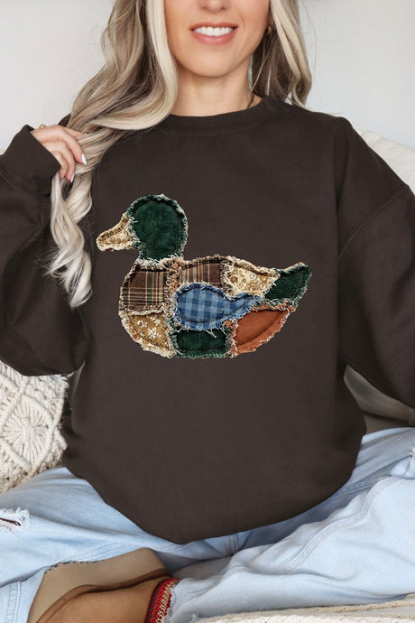 Country Stitched Duck Heavy Blend Crew Sweatshirt - Wholesale Accessory Market