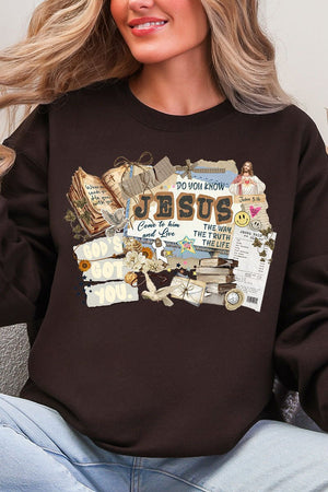 Do You Know Jesus Heavy Blend Crew Sweatshirt - Wholesale Accessory Market