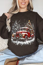 Evergreen Christmas Drive Heavy Blend Crew Sweatshirt - Wholesale Accessory Market