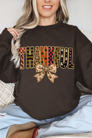 Thankful Fall Spirit Heavy Blend Crew Sweatshirt - Wholesale Accessory Market