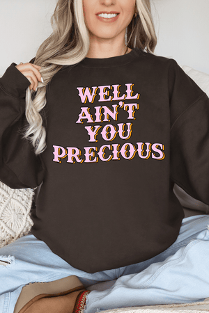 Well Ain't You Precious Heavy Blend Crew Sweatshirt - Wholesale Accessory Market