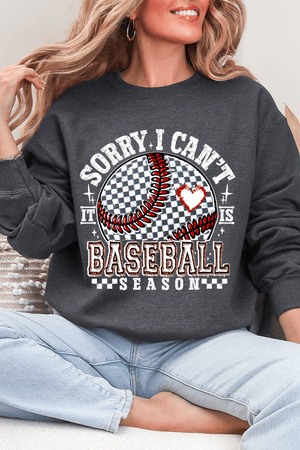 Baseball Over Everything Heavy Blend Crew Sweatshirt - Wholesale Accessory Market