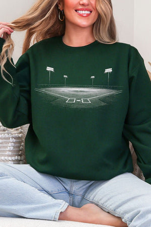 Baseball Lights Heavy Blend Crew Sweatshirt - Wholesale Accessory Market