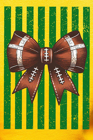 Green Varsity Bow Heavy Blend Crew Sweatshirt - Wholesale Accessory Market
