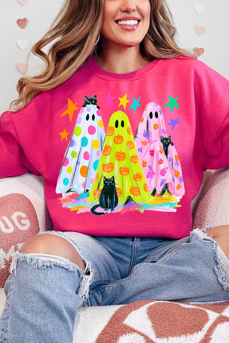 Neon Night Spirits Heavy Blend Crew Sweatshirt - Wholesale Accessory Market