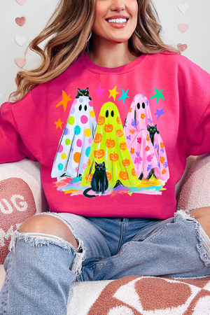 Neon Night Spirits Heavy Blend Crew Sweatshirt - Wholesale Accessory Market