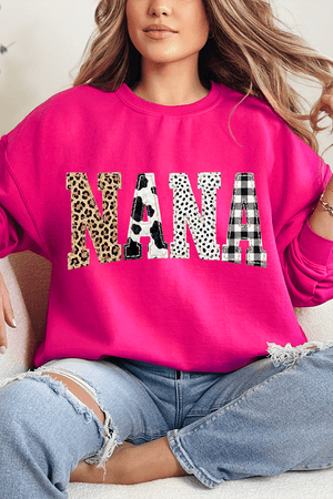 Pattern Play Nana Heavy Blend Crew Sweatshirt - Wholesale Accessory Market