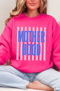 Striped Motherhood Heavy Blend Crew Sweatshirt - Wholesale Accessory Market