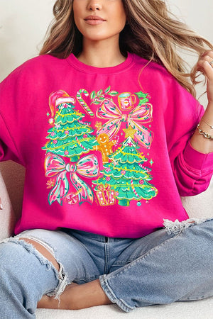 Sugarplum Magic Heavy Blend Crew Sweatshirt - Wholesale Accessory Market